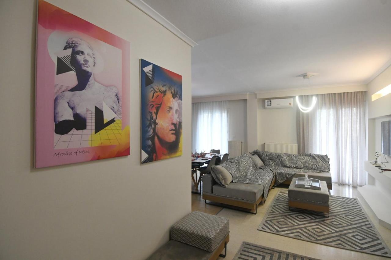 Double A Luxury Apartment Tesalonika Bagian luar foto